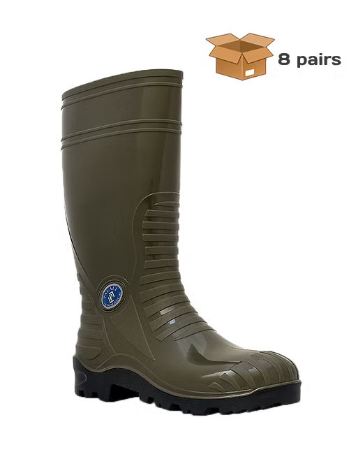 118 - PVC Steel Toe Safety Boots